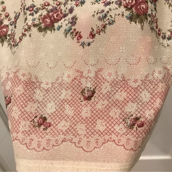 Vintage floral sheer dress - Picture 7 of 9